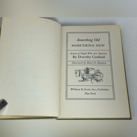 Something Old Something New Vintage Book 1949 By Dorothy Canfield - Picture 5 of 10